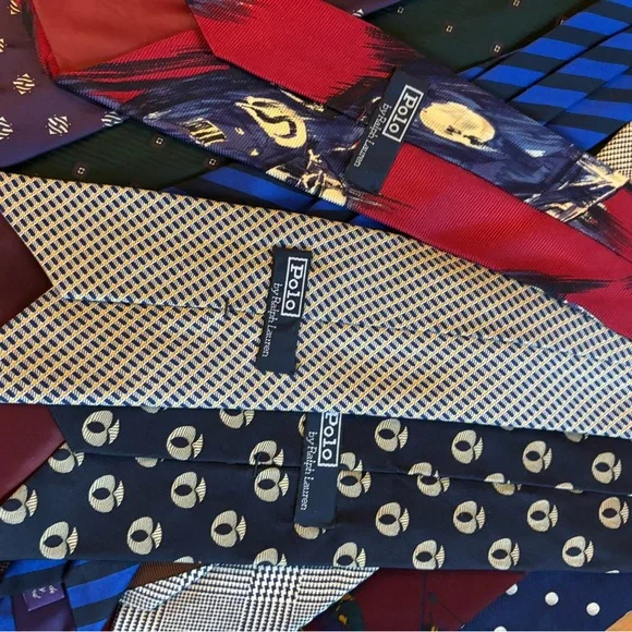 Polo Ralph Lauren neck tie bundle of 13